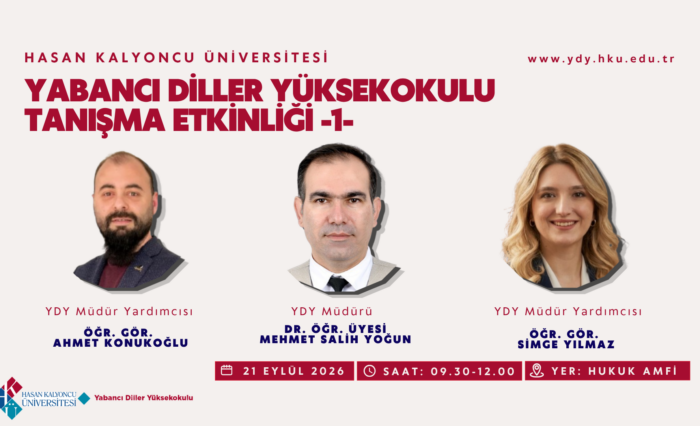 Yabancı diller yüksekokulu TANIŞMA ETKİNLİĞİ -1- Yabancı diller yüksekokulu TANIŞMA ETKİNLİĞİ -1-